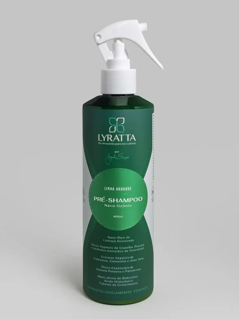 Pré-Shampoo Nano Ozônio 450ml - Linha Aruaque